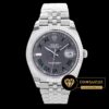 Rolex Datejust Roma Rakamlı Gri Kadran 3235 Jubile Super Clone ETA