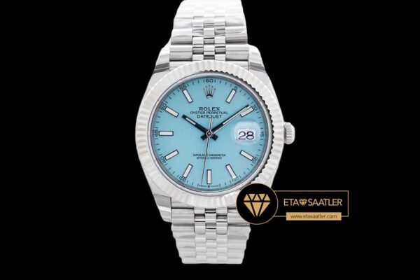 Rolex Datejust 41mm Tiffany Mavisi Kadran 3235 Super Clone ETA