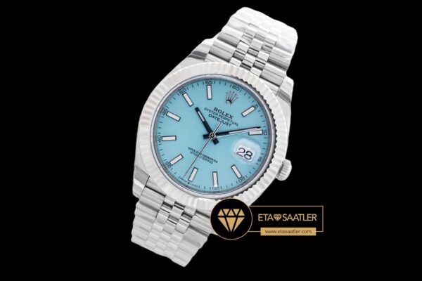 R2dj0418d rolex datejust 41mm tiffany mavisi kadran 3235 super clone eta (2) 01