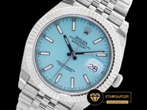 Rolex Datejust 41mm Tiffany Mavisi Kadran 3235 Super Clone ETA