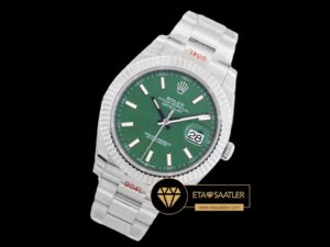 Rolex Datejust 3235 Yeşil Kadran 41mm Oyster Super Clone ETA