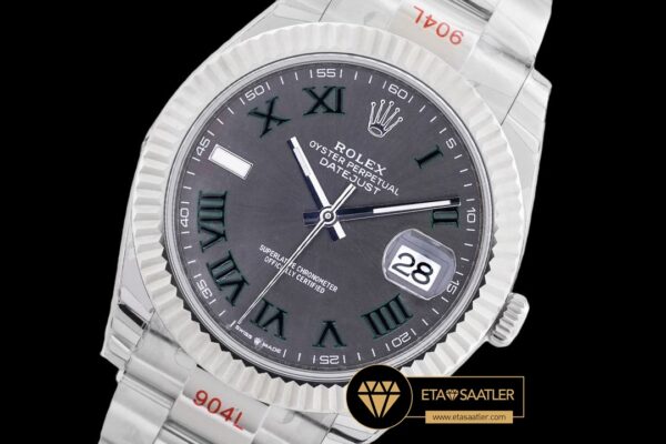 R2dj0419d rolex datejust roma rakamlı 41mm gri kadran oyster super clone eta (7) 04