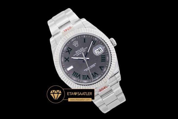 R2dj0419d rolex datejust roma rakamlı 41mm gri kadran oyster super clone eta (8) 05