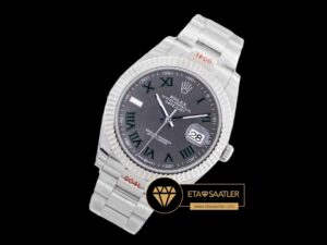 Rolex Datejust Roma Rakamlı 41mm Gri Kadran Oyster Super Clone ETA