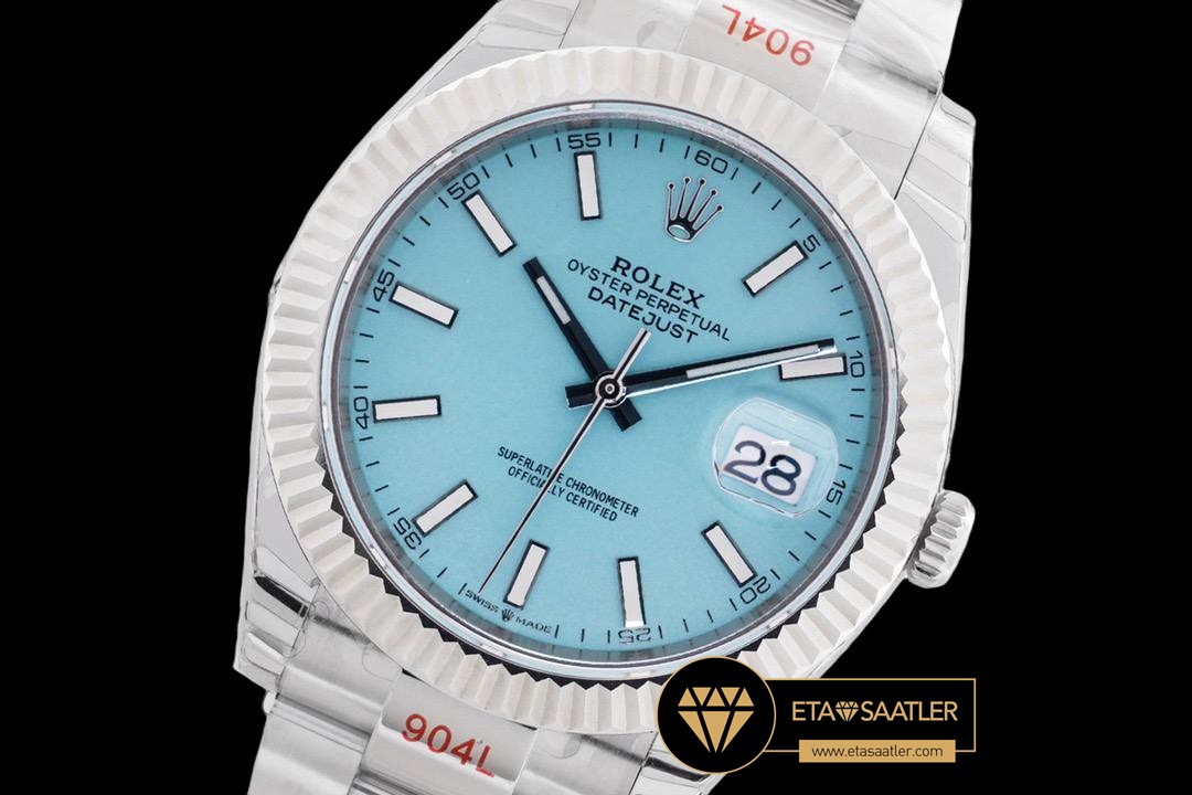 Rolex Datejust Tiffany Mavisi 41mm Kadran 3235 Oyster Super Clone ETA