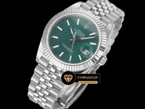 Rolex Datejust 3235 Jubile 41mm Desenli Yeşil Kadran Super Clone ETA