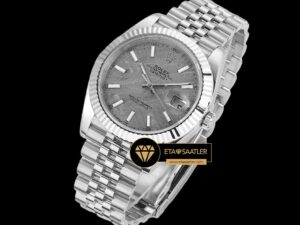 Rolex Datejust 3235 Gri Göktaşı Kadran 41mm Jubile Super Clone ETA