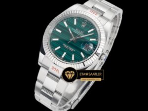 Rolex Datejust 3235 Malakit Kadran 41mm Oyster Super Clone ETA