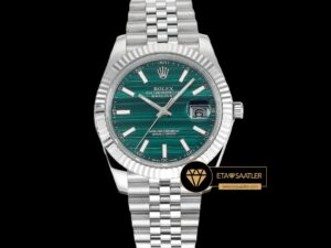 Rolex Datejust Malakit Desenli Kadran 41mm 3235 Super Clone ETA