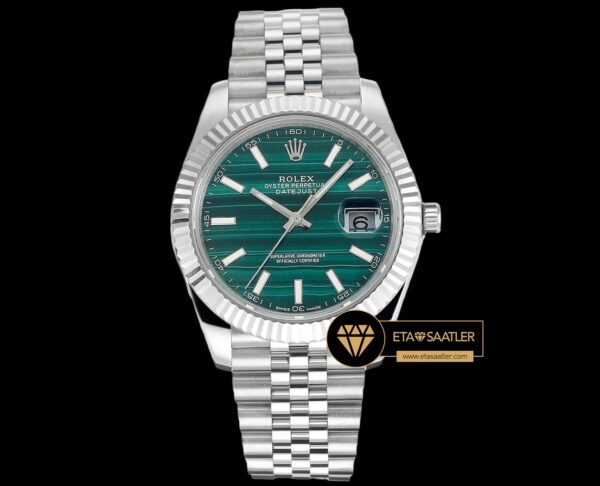 Rolex Datejust Malakit Desenli Kadran 41mm 3235 Super Clone ETA