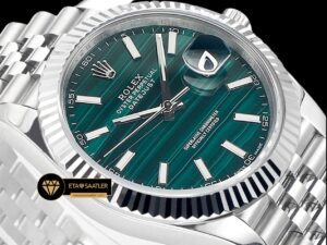 Rolex Datejust Malakit Desenli Kadran 41mm 3235 Super Clone ETA