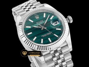 Rolex Datejust Malakit Desenli Kadran 41mm 3235 Super Clone ETA