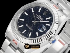 Rolex Datejust Mavi Lapis Kadran 3235 Oyster 41mm Super Clone ETA