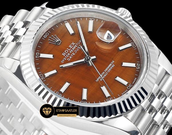R2dj0424d jubile rolex datejust turuncu kadran 41mm jubile 3235 super clone eta (5) 05