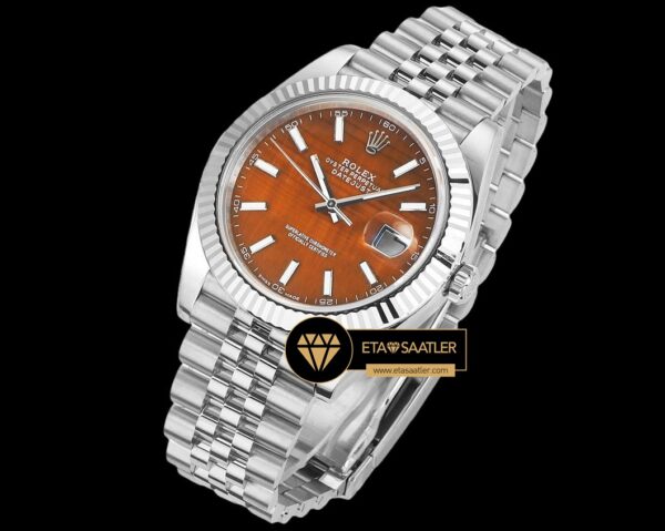 R2dj0424d jubile rolex datejust turuncu kadran 41mm jubile 3235 super clone eta (7) 07