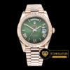 Rolex Day Date 228235 Yeşil Kadran 1:1 Super Clone ETA