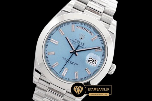 Rdd0266b rolex day date 40mm tiffany mavisi taşlı kadran 3255 super clone eta (3) 02