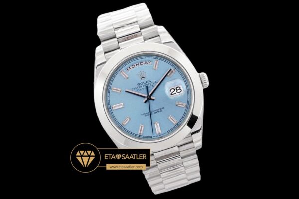 Rdd0266b rolex day date 40mm tiffany mavisi taşlı kadran 3255 super clone eta (7) 06
