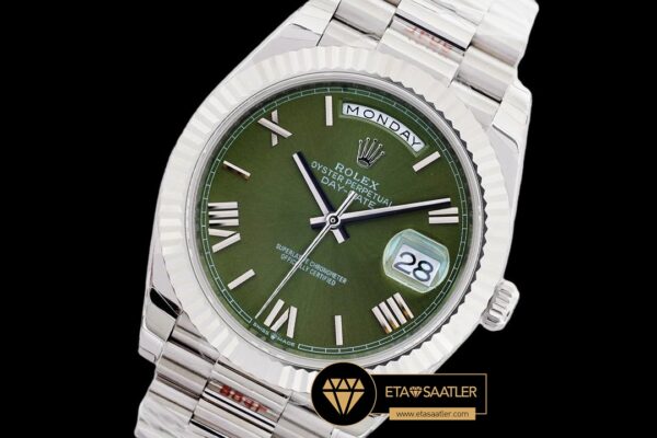 Rdd0266g rolex day date roma rakamlı yeşil kadran super clone eta (7) 07