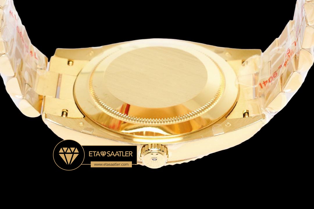 Rolex Day Date Taşlı Gold Kadran Super Clone ETA
