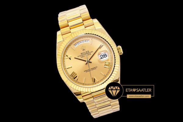 Rdd0267c rolex day date roma rakamlı gold kadran super clone eta (5) 05