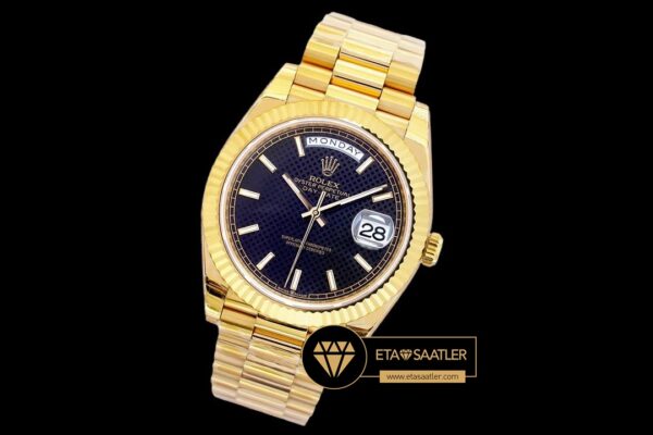 Rdd0267g rolex day date siyah damalı kadran super clone eta (6) 03