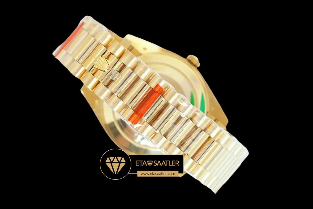 Rolex Day Date 40mm Gold İndexli Kadran Super Clone ETA