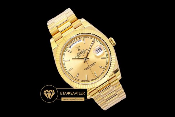 Rdd0267h rolex day date 40mm gold İndexli kadran yeni stil rolesor deployant kordon super clone eta (6) 06