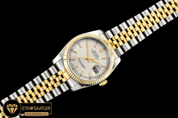 Rdj0308b datejust 36mm flt ygss s.whtstk jub arf asia sh3135 rdj0308b 4