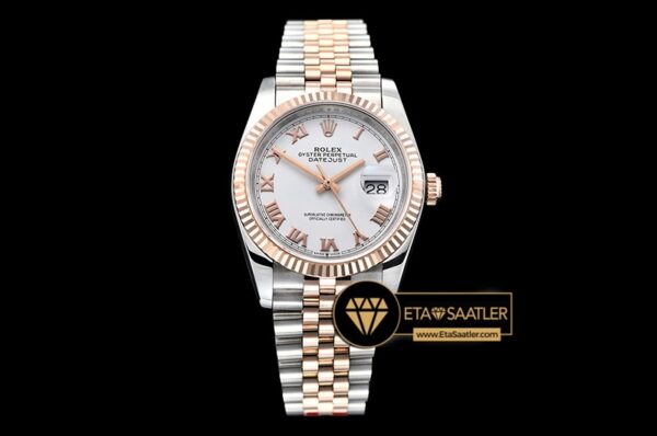 Rdj0322a Datejust 36mm Jub Flt 904l Rgss Whtrmn Gmf A2836 07 07