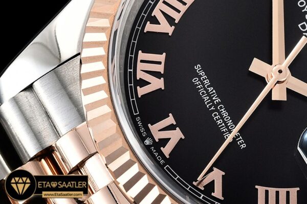 Rdj0322c Datejust 36mm Jub Flt 904l Rgss Blackrmn Gmf A2836 03 03