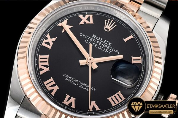 Rdj0322c Datejust 36mm Jub Flt 904l Rgss Blackrmn Gmf A2836 04 04