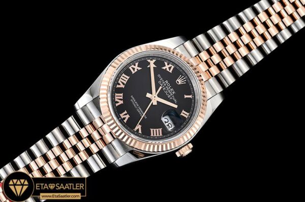 Rdj0322c Datejust 36mm Jub Flt 904l Rgss Blackrmn Gmf A2836 05 05