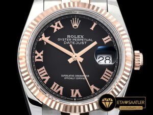 Rdj0322c Datejust 36mm Jub Flt 904l Rgss Blackrmn Gmf A2836 06 06