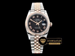 Rdj0322c Datejust 36mm Jub Flt 904l Rgss Blackrmn Gmf A2836 07 07