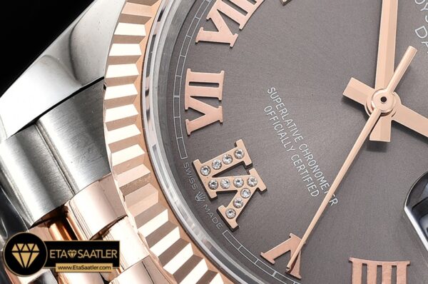 Rdj0323c Datejust 36mm Jub Flt 904l Rgss Greydirmn Gmf A2836 03 03