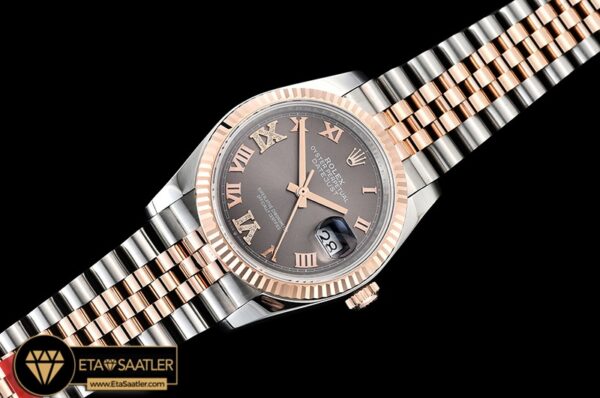 Rdj0323c Datejust 36mm Jub Flt 904l Rgss Greydirmn Gmf A2836 05 05