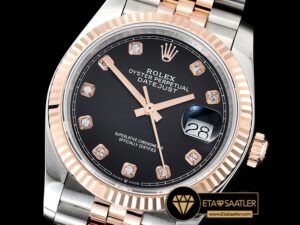 Rdj0324a Datejust 36mm Jub Flt 904l Rgss Blkdiam Gmf A2836 01 01