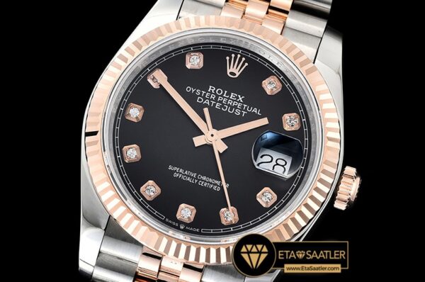 Rdj0324a Datejust 36mm Jub Flt 904l Rgss Blkdiam Gmf A2836 01 01