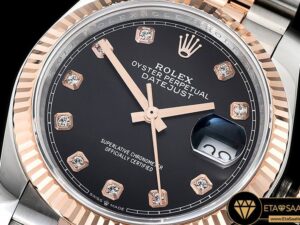 Rdj0324a Datejust 36mm Jub Flt 904l Rgss Blkdiam Gmf A2836 04 04