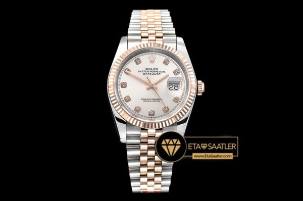 Rdj0324b Datejust 36mm Jub Flt 904l Rgss S Whtdiam Gmf A2836 07 07