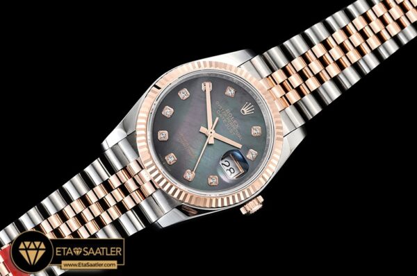 Rdj0324c Datejust 36mm Jub Flt 904l Rgss B Mopdiam Gmf A2836 05 05