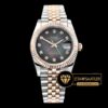 Rolex Datejust 126231 Rose-Çelik Gri Sedefli Taşlı Kadran 904L 1:1 Clone ETA