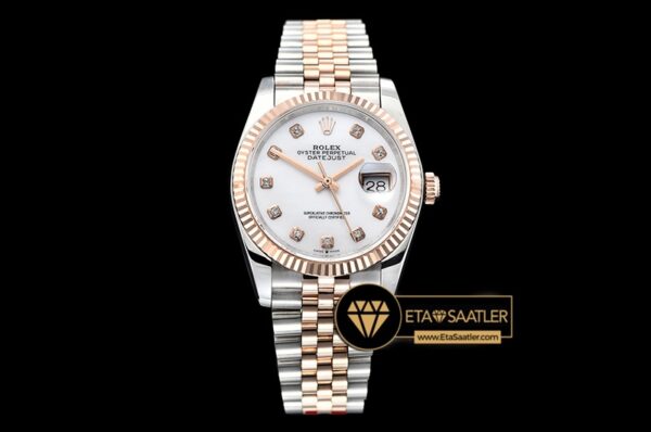 Rdj0324d Datejust 36mm Jub Flt 904l Rgss W Mopdiam Gmf A2836 07 07