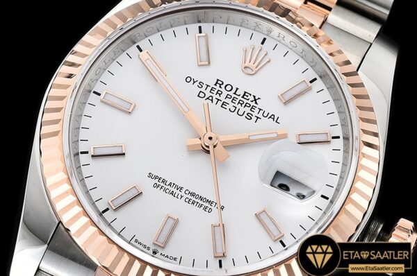 Rdj0325a Datejust 36mm Jub Flt 904l Rgss Whtstk Gmf A2836 04 04