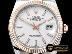 Rdj0325a Datejust 36mm Jub Flt 904l Rgss Whtstk Gmf A2836 06 06