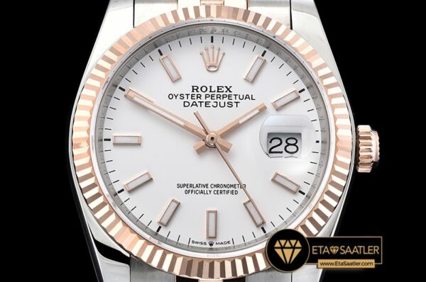 Rdj0325a Datejust 36mm Jub Flt 904l Rgss Whtstk Gmf A2836 06 06