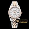 Rolex Datejust 126231 Rose-Çelik Beyaz Kadran 904L 1:1 Clone ETA