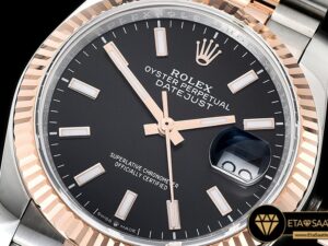 Rdj0325b Datejust 36mm Jub Flt 904l Rgss Blkstk Gmf A2836 04 04