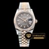 Rolex Datejust 126231 Rose-Çelik Gri Kadran 904L 1:1 Clone ETA